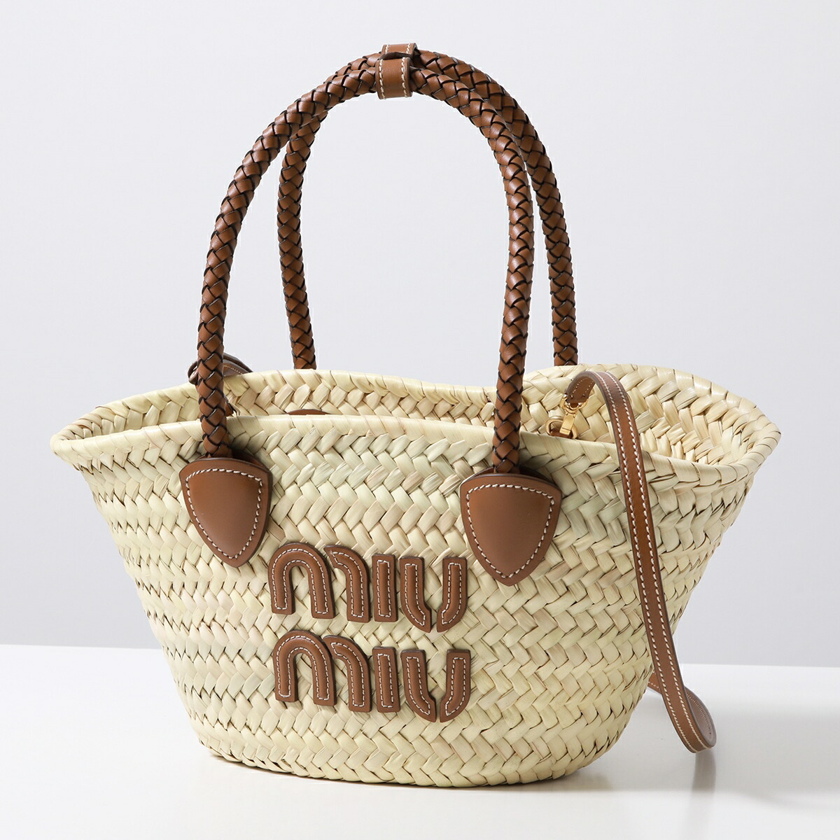 楽天市場】MIUMIU ミュウミュウ かごバッグ 5BG273 2DDH レディース