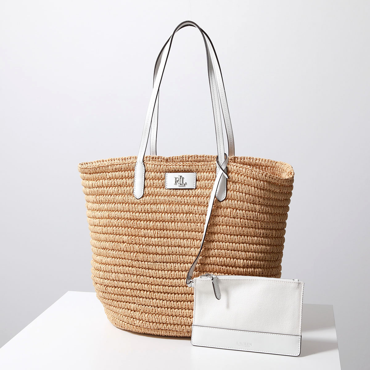 楽天市場】Lauren Ralph Lauren ローレンラルフローレン かごバッグ