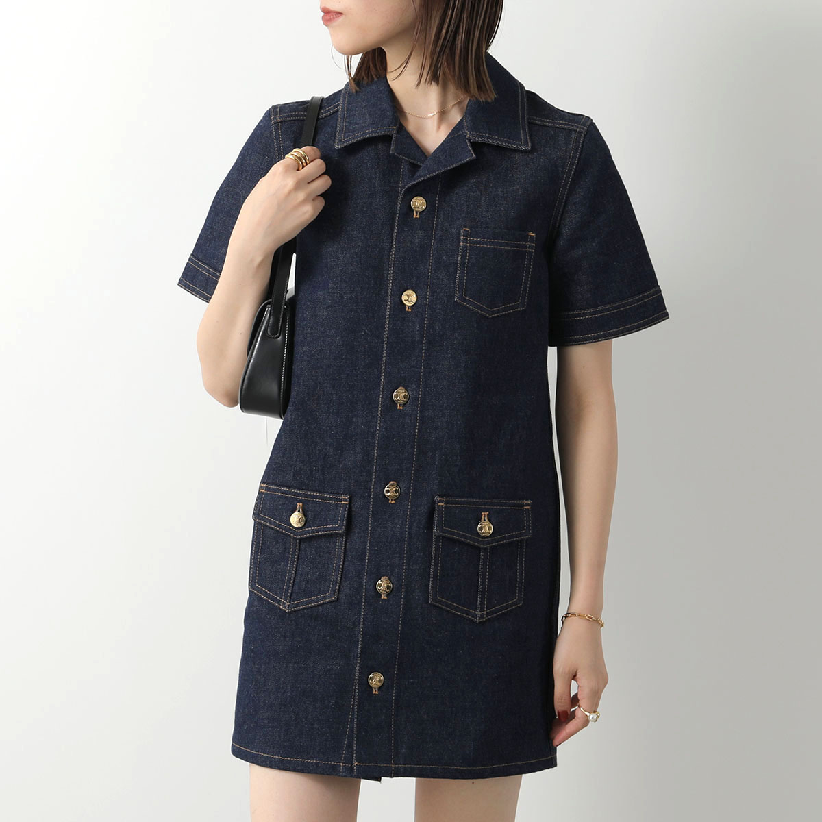 楽天市場】CELINE セリーヌ ワンピース 2U145799U.07IN レディース