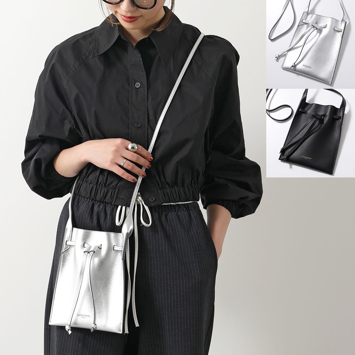 楽天市場】J&M DAVIDSON ショルダーバッグ MINI FURROW TOTE ミニ