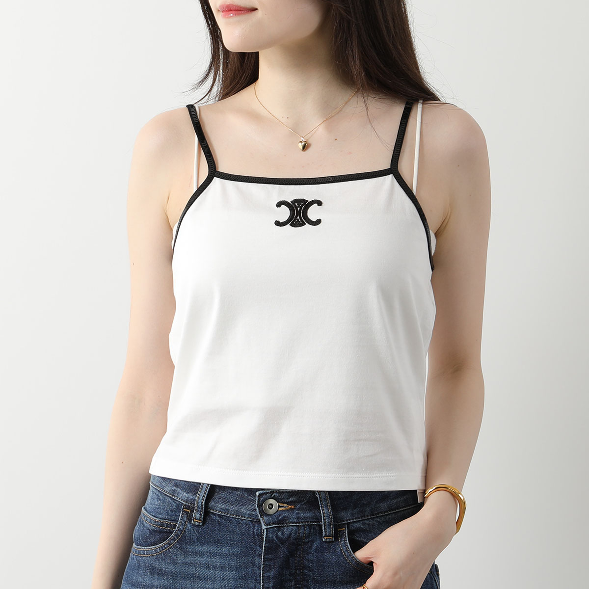 楽天市場】CELINE セリーヌ キャミソール Triomphe トリオンフ