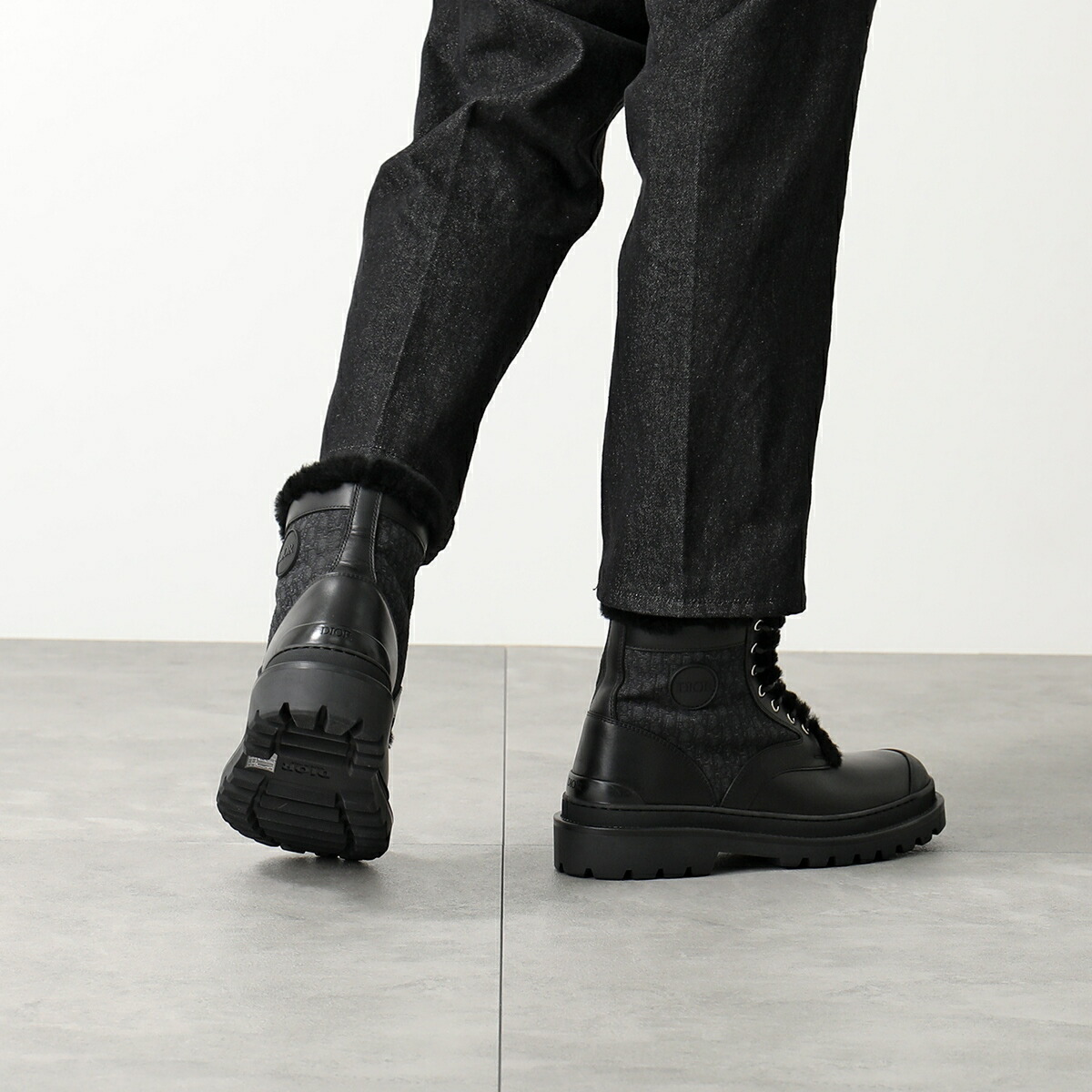 楽天市場】【大きいサイズ限定特価】Dior ディオール アンクルブーツ