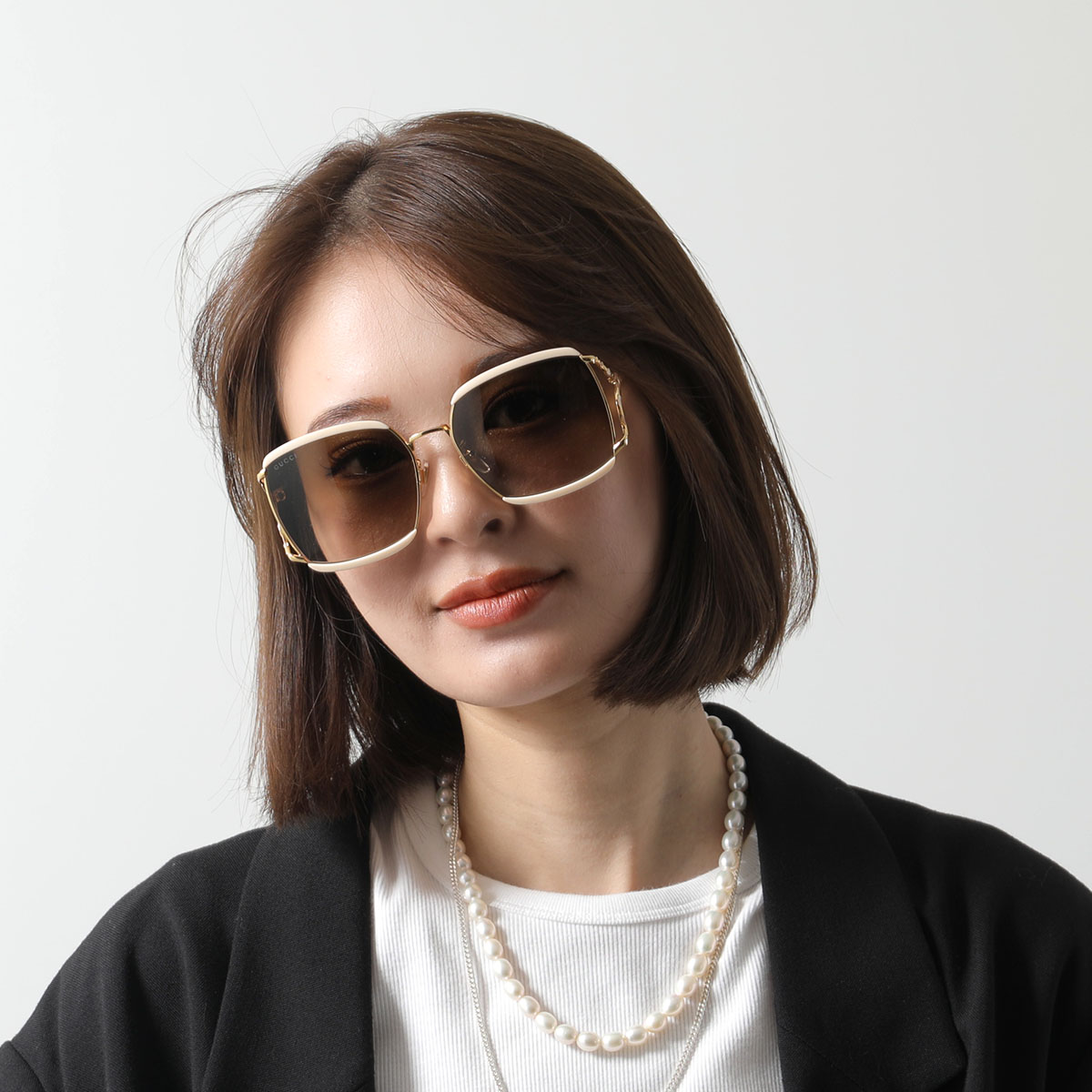 楽天市場】GUCCI グッチ サングラス GG0593SK レディース バタフライ型