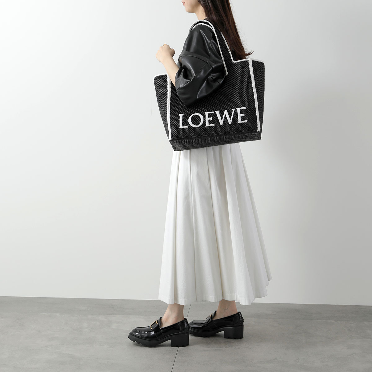 楽天市場】LOEWE ロエベ かごバッグ FONT TOTE LARGE フォント トート