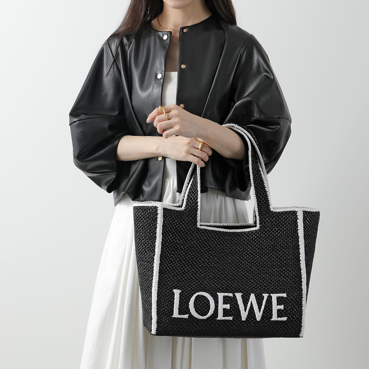 楽天市場】LOEWE ロエベ かごバッグ FONT TOTE LARGE フォント トート