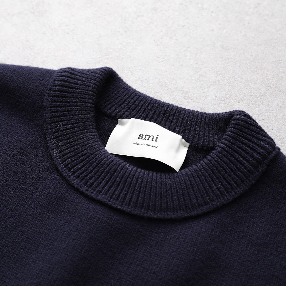 楽天市場】ami paris アミパリス セーター RED ADC SWEATER UKS006 018