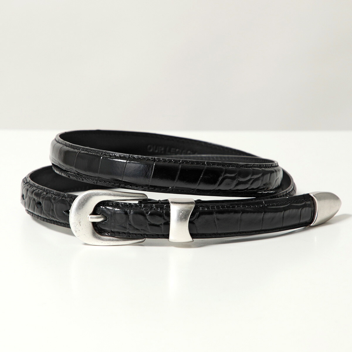楽天市場】OUR LEGACY アワーレガシー ナローベルト 2 CM BELT A42482L