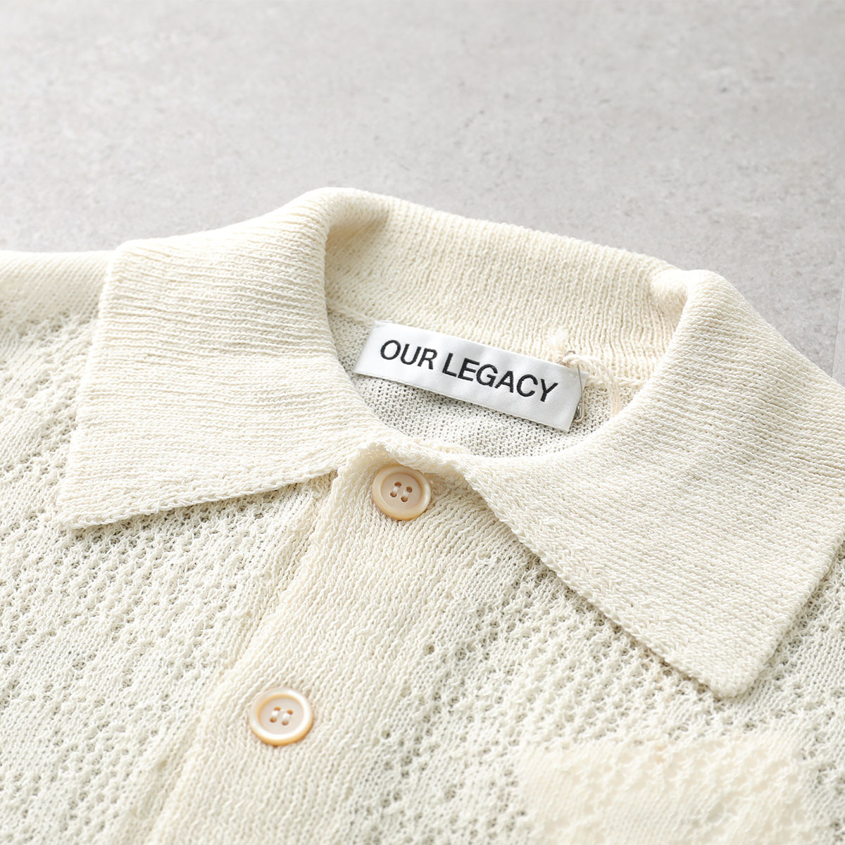楽天市場】OUR LEGACY アワーレガシー ニット BIG PIQUET M4243BWF