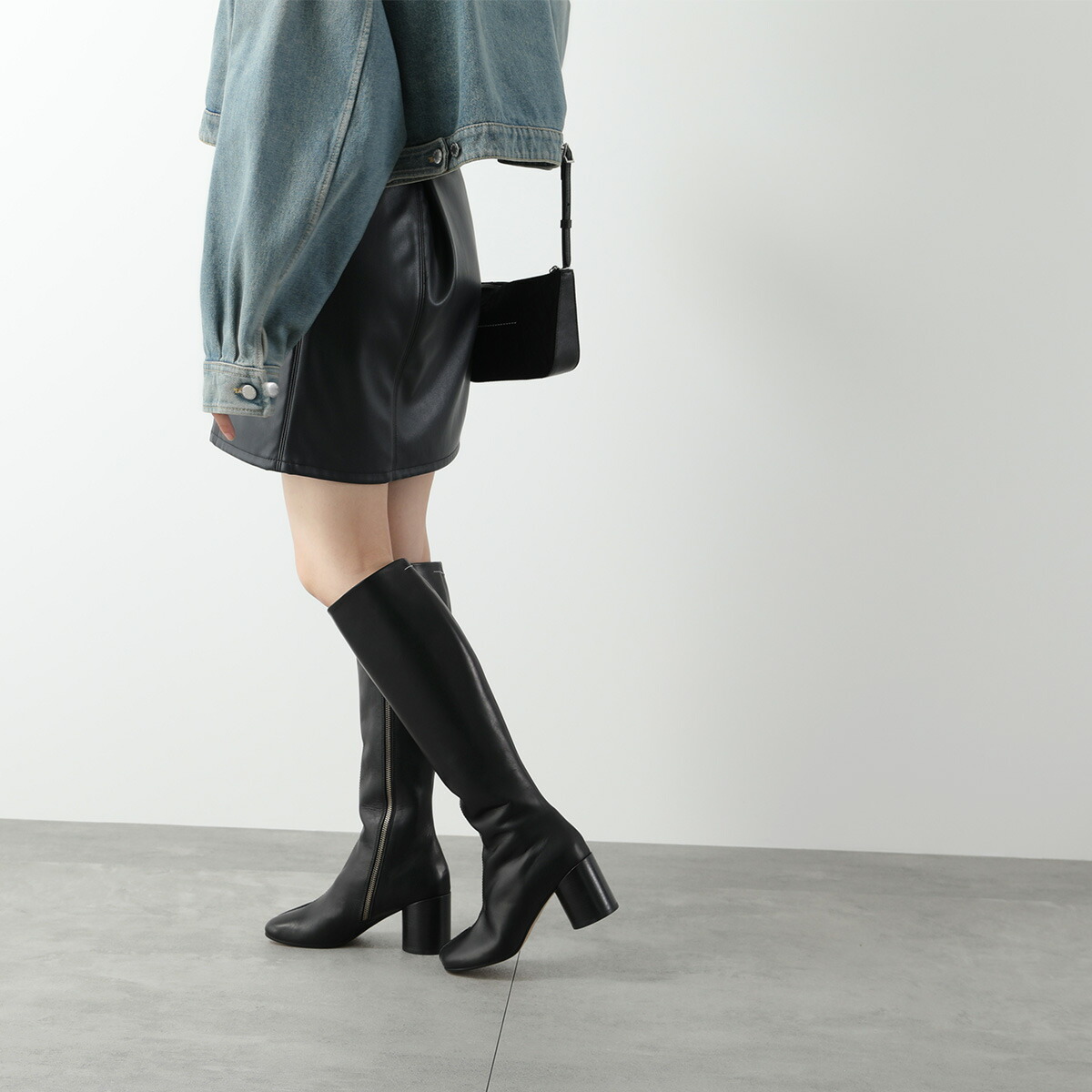 楽天市場】MM6 エムエムシックス メゾンマルジェラ ロングブーツ