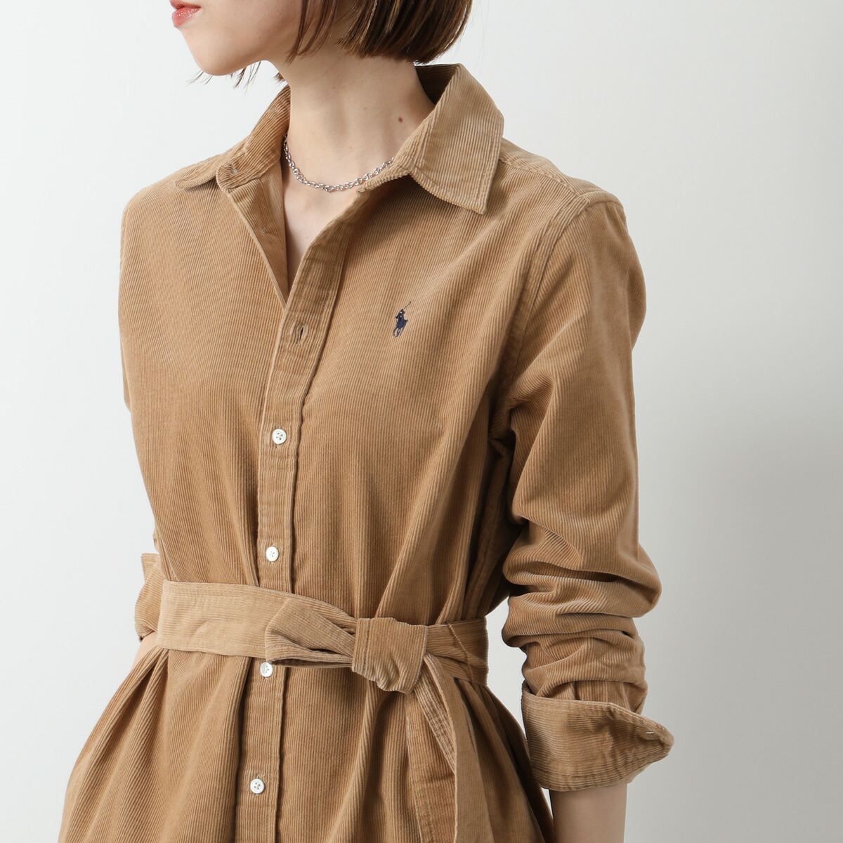 楽天市場】Polo Ralph Lauren ポロラルフローレン シャツ ワンピース N