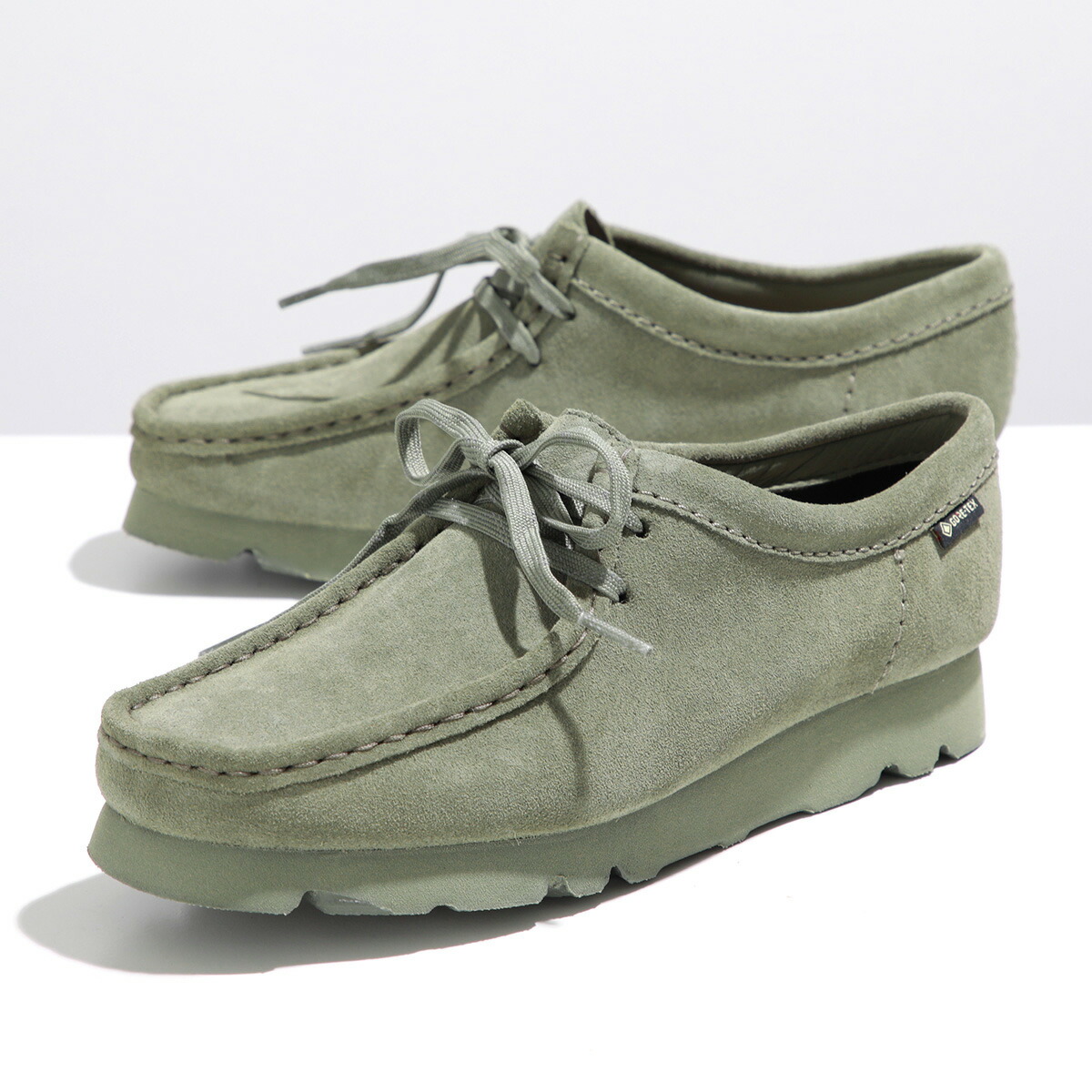 楽天市場】Clarks クラークス モカシン 26177865 Wallabee GTX