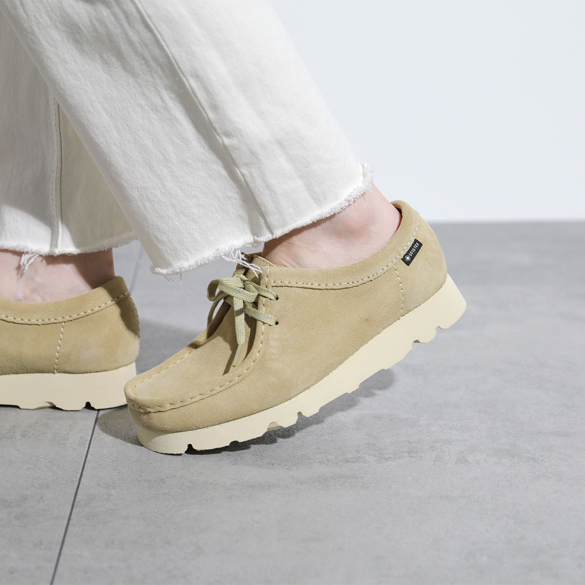 楽天市場】Clarks クラークス モカシン 26169025 Wallabee GTX