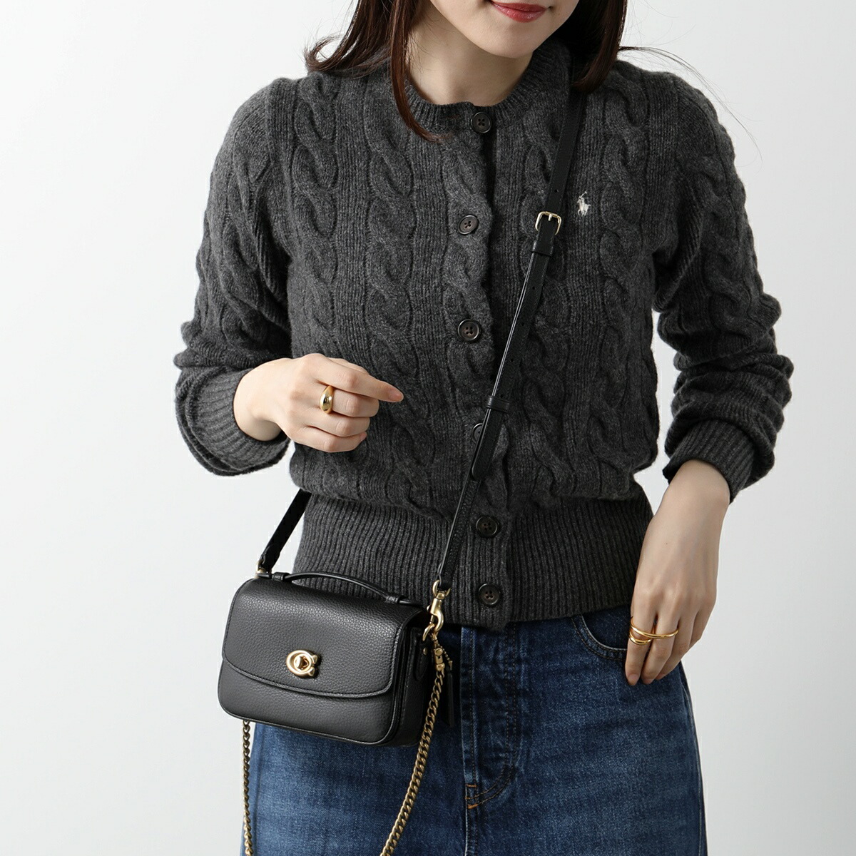 楽天市場】COACH コーチ ショルダーバッグ キャシー 17 CW565