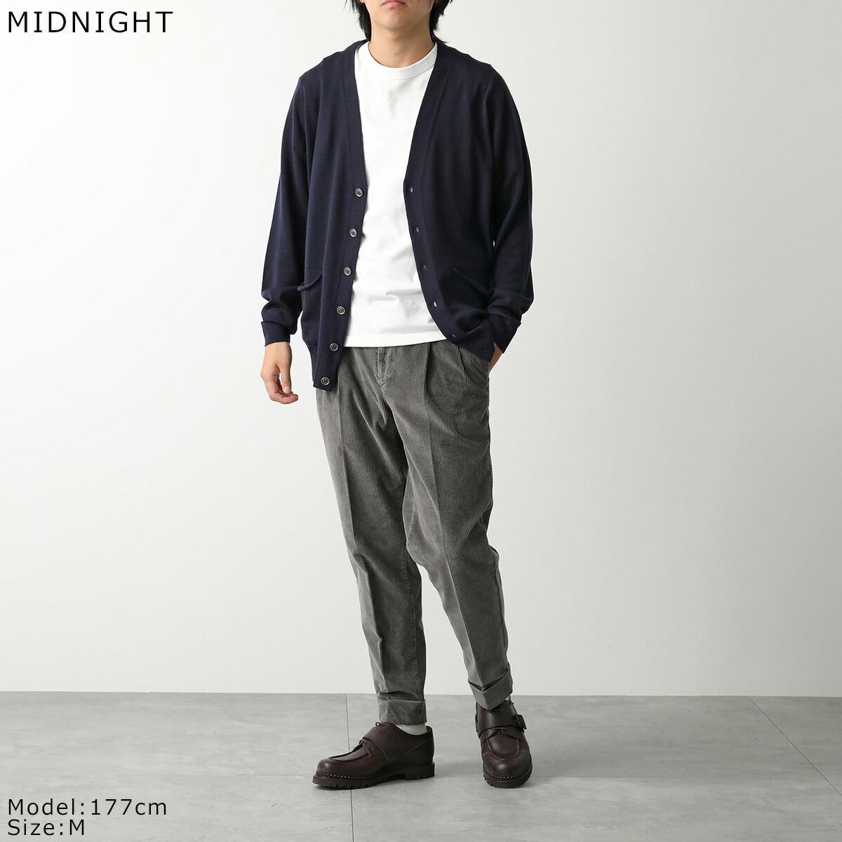 楽天市場】JOHN SMEDLEY ジョンスメドレー ニットカーディガン BARRATT