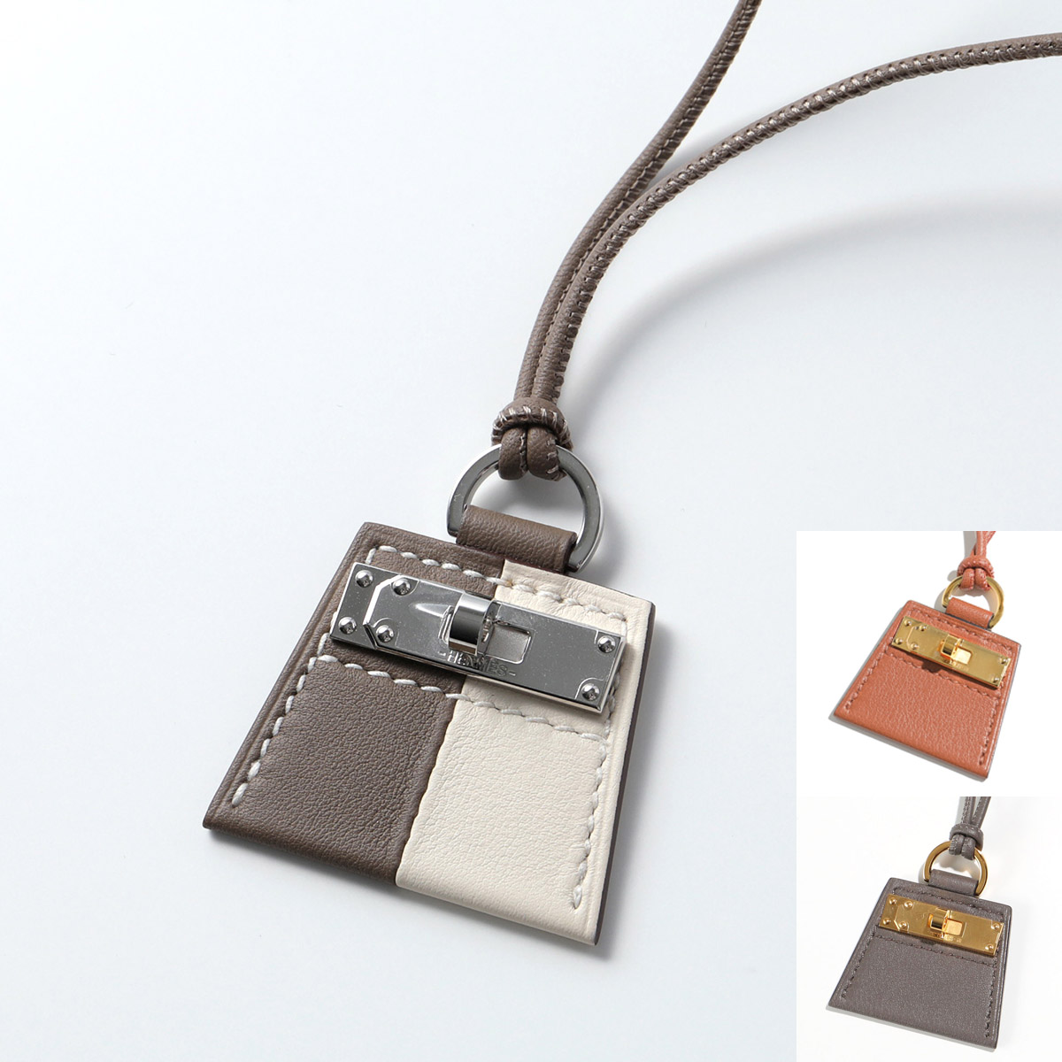 正規品 美品エルメス 時計 ネックレス ピアスなど 入れ 空箱 巾着袋 9