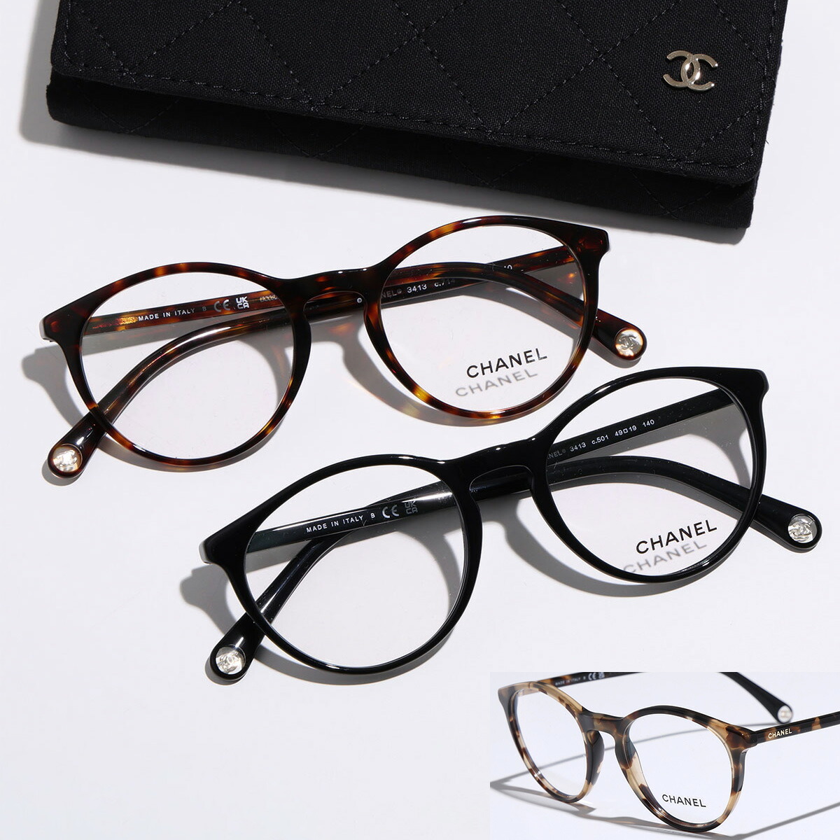 楽天市場】シャネル 伊達 メガネの通販