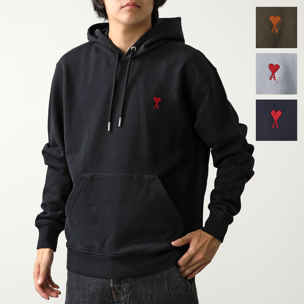 楽天市場】ami paris アミパリス パーカー AMI DE COEUR HOODIE USW235