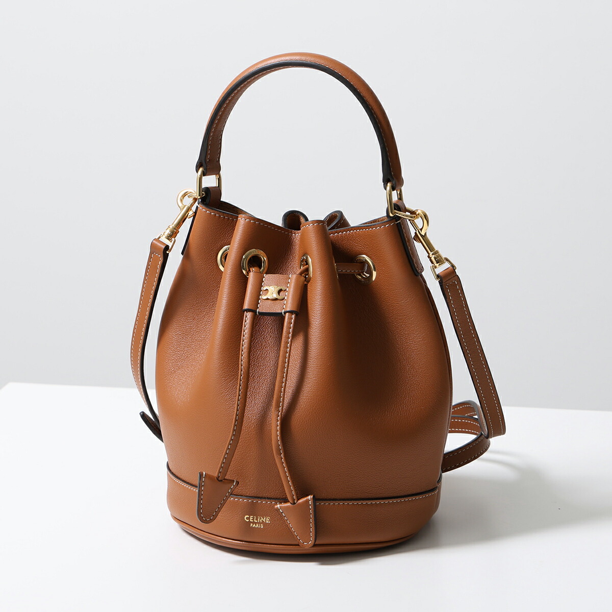 楽天市場】CELINE セリーヌ ハンドバッグ TEEN BUCKET CLARA ティーン