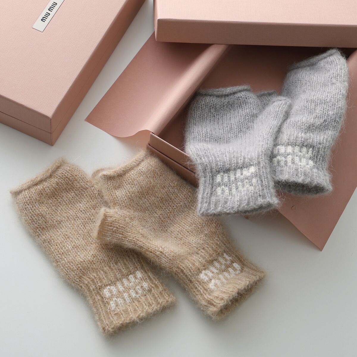 楽天市場】MIUMIU ミュウミュウ 手袋 5GG196 2CQD レディース グローブ