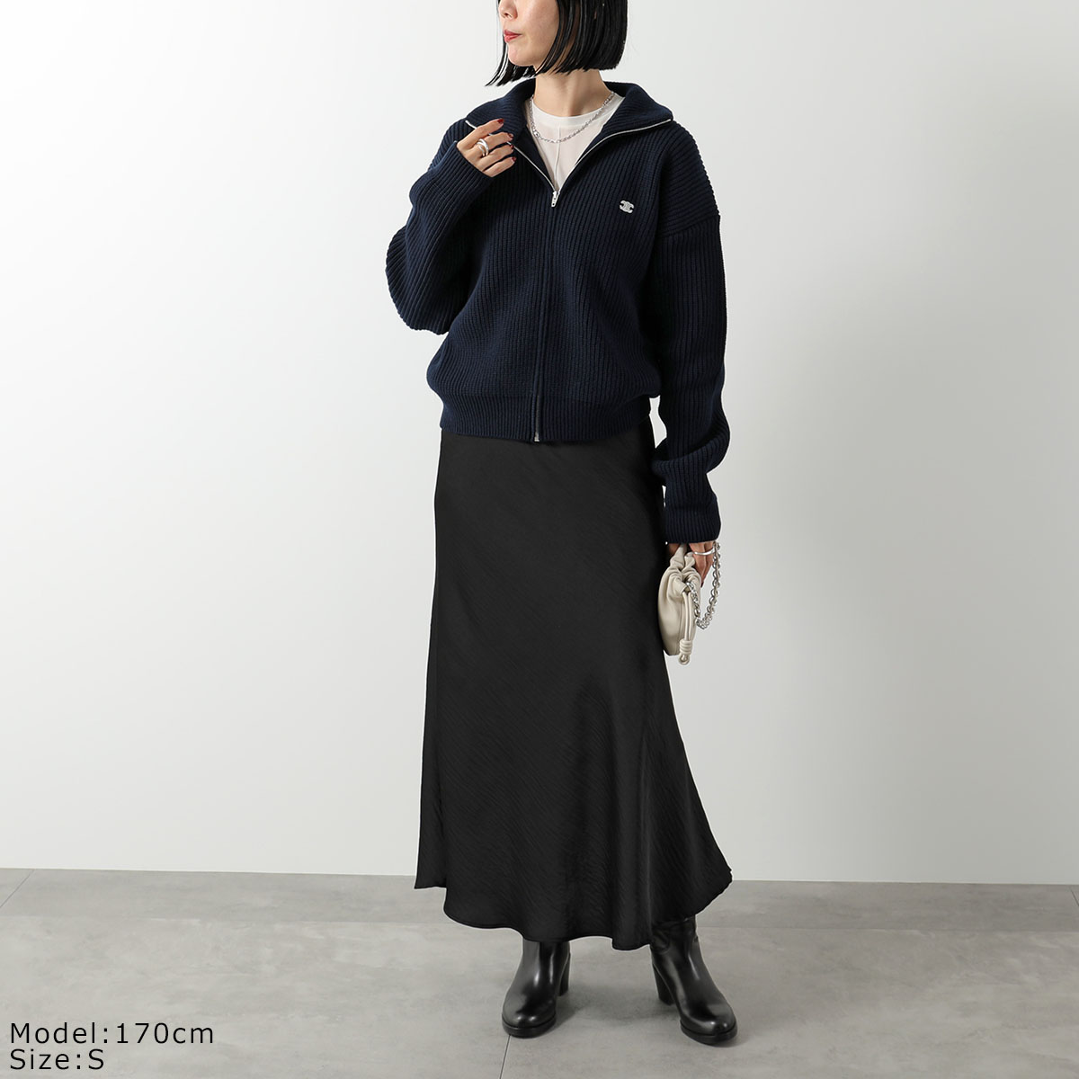 楽天市場】CELINE セリーヌ ジップアップ セーター RY09T0ZPV.07MR