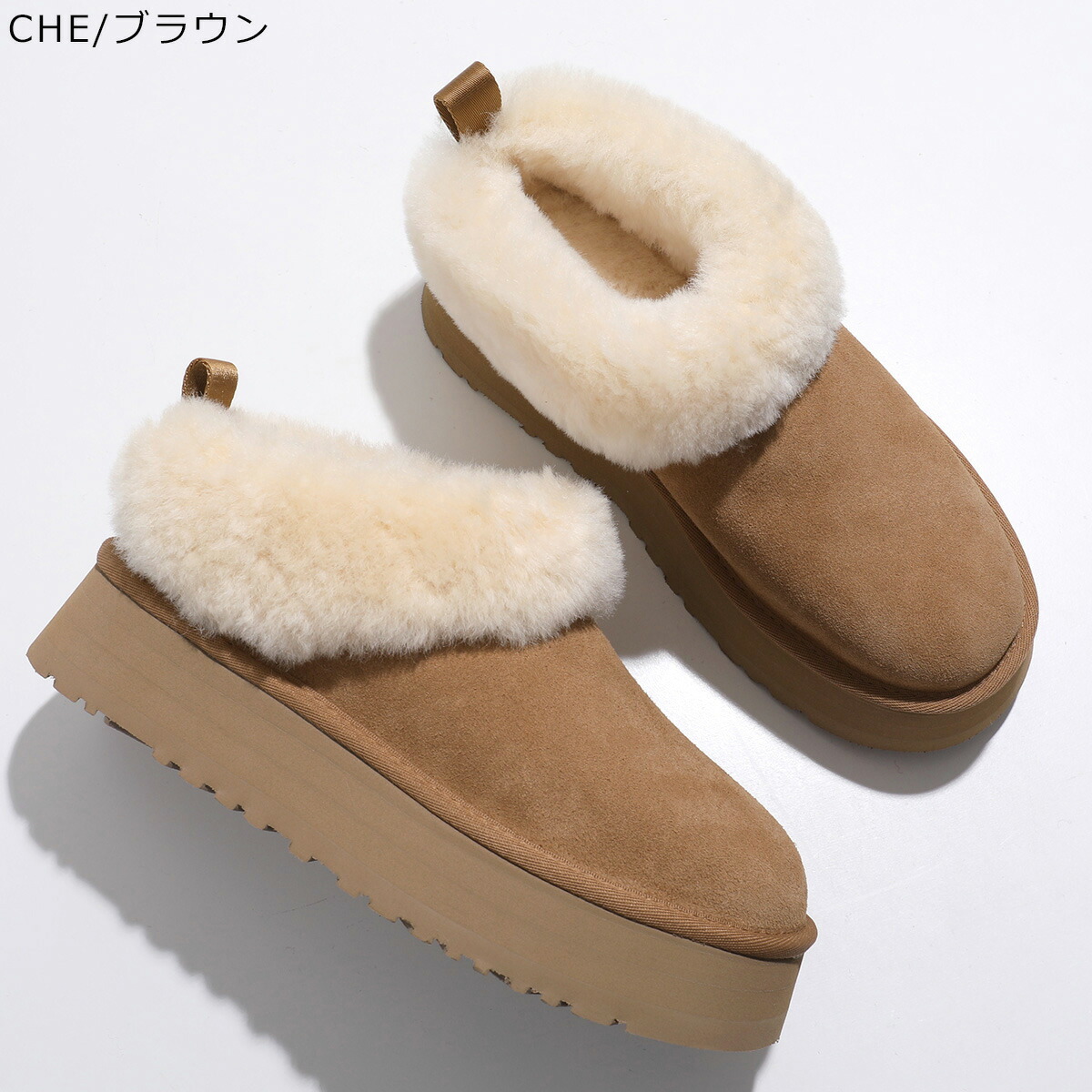 M1caliN 様 UGG ベージュ ファー付きスリッポン 7サイズ M1caliN 様