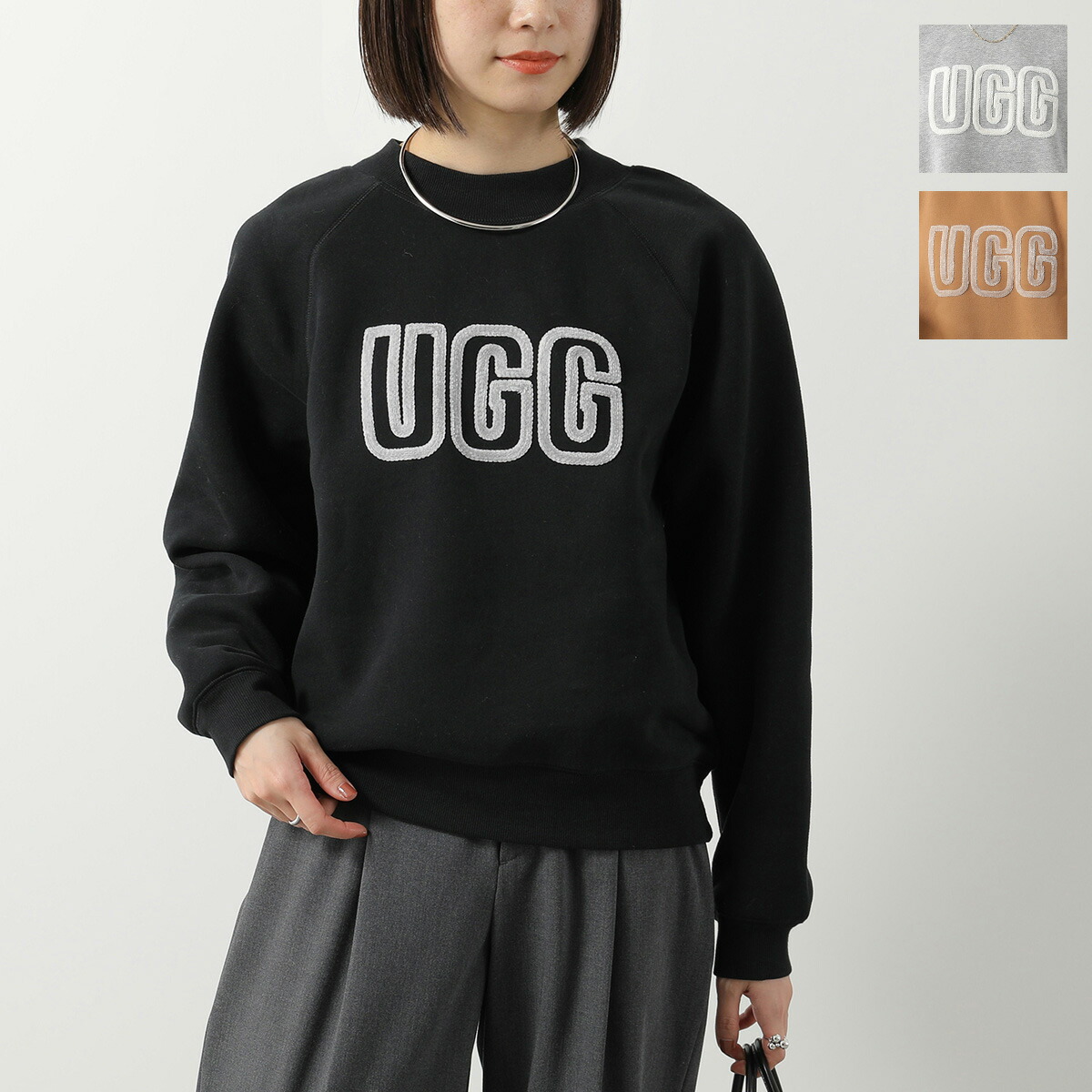 楽天市場】UGG アグ スウェットシャツ Logo Crewneck ロゴ クルー