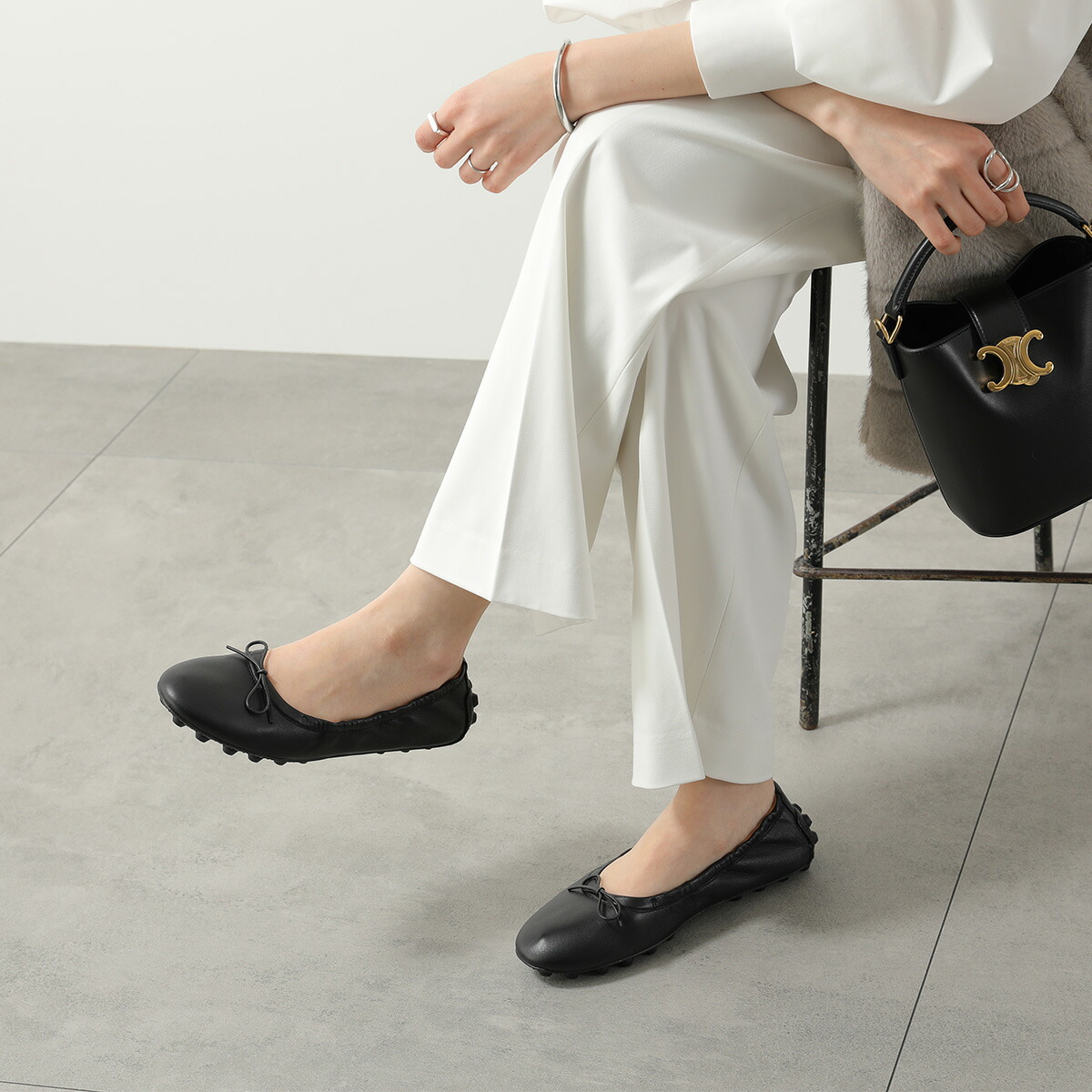 楽天市場】TODS トッズ バレエシューズ GOMMINI ゴンミーニ