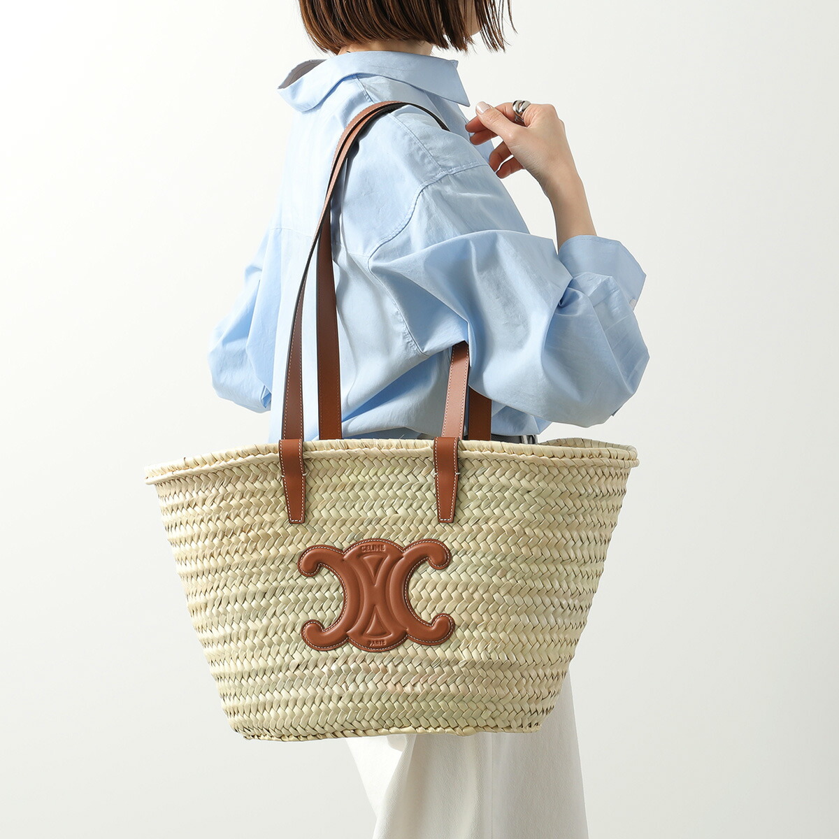 楽天市場】CELINE セリーヌ かごバッグ Medium Triomphe ミディアム