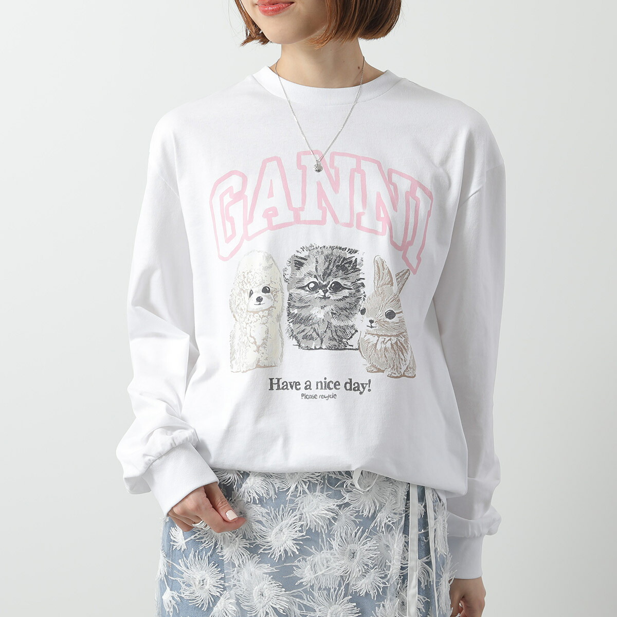 楽天市場】【最大2万円OFFクーポン対象・2/25限定】GANNI ガニー 長袖