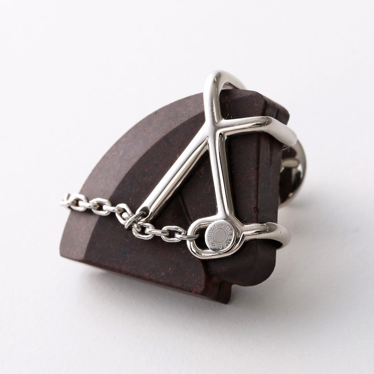 楽天市場】HERMES エルメス ブローチ シュヴァル Cheval 077351FP