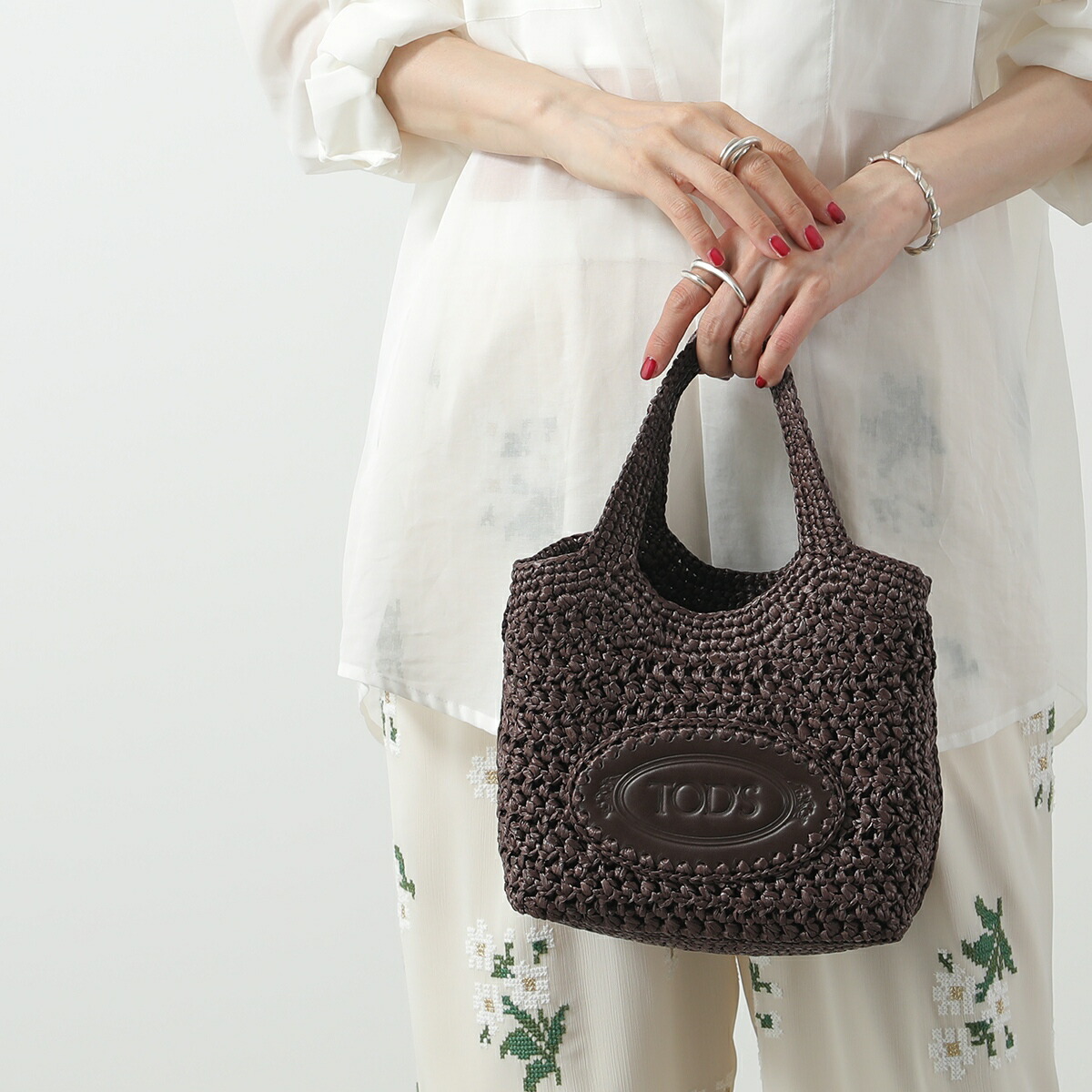 楽天市場】TODS トッズ かごバッグ XBWEBLF0100RGM レディース