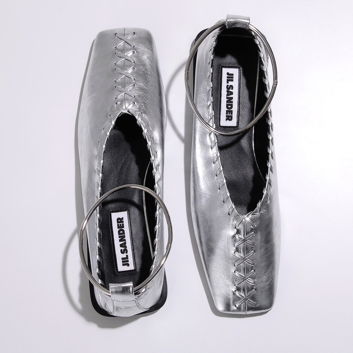 楽天市場】JIL SANDER ジルサンダー フラットシューズ Ring ballerina