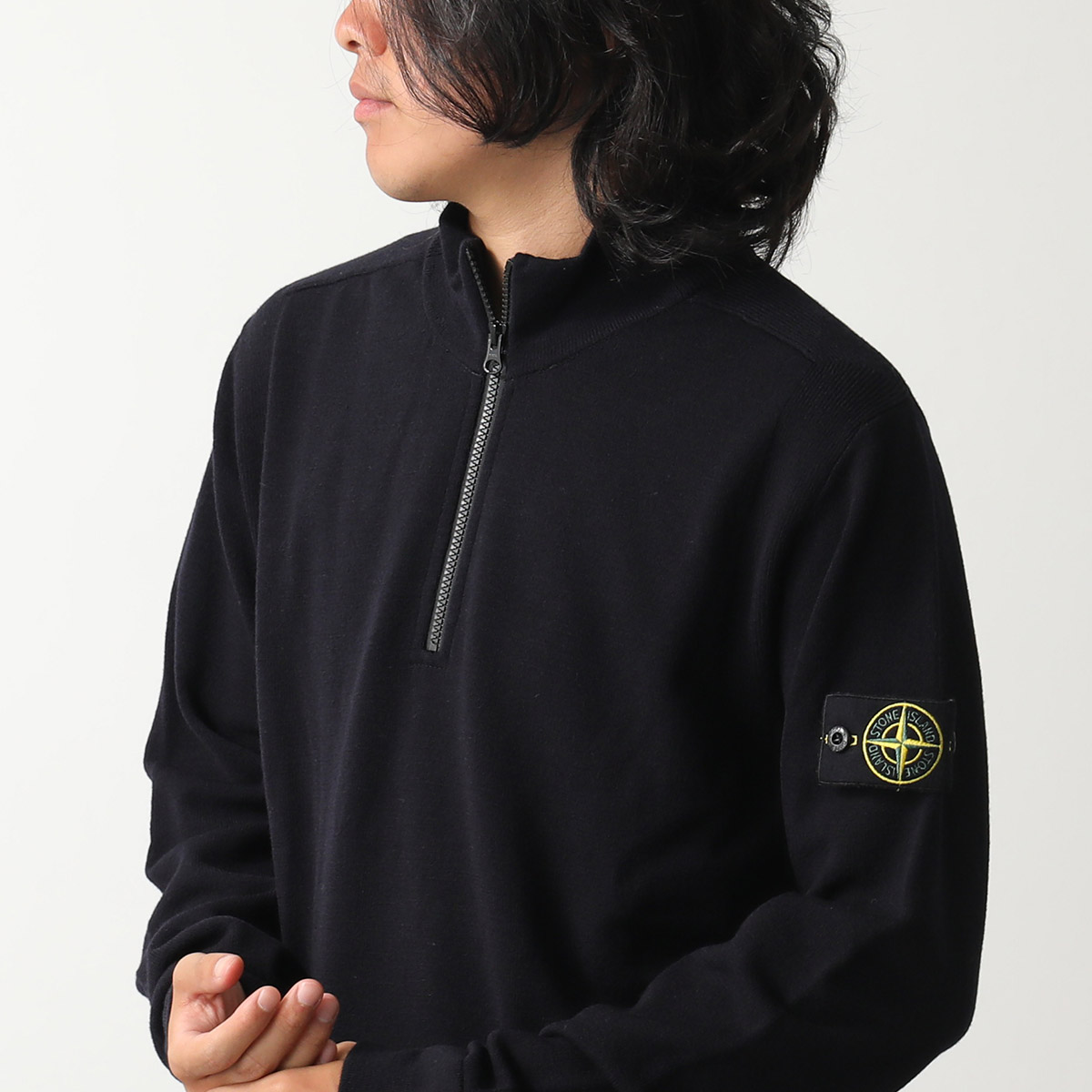 楽天市場】STONE ISLAND ストーンアイランド ニット STRETCH RWS WOOL