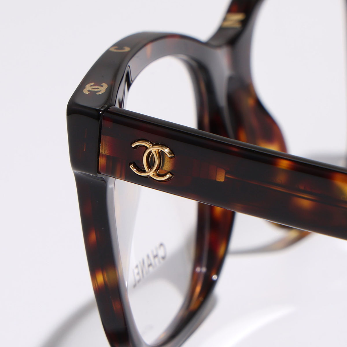 Chanel べっ甲風 伊達メガネ 眼鏡 CCロゴ 【公式通販】