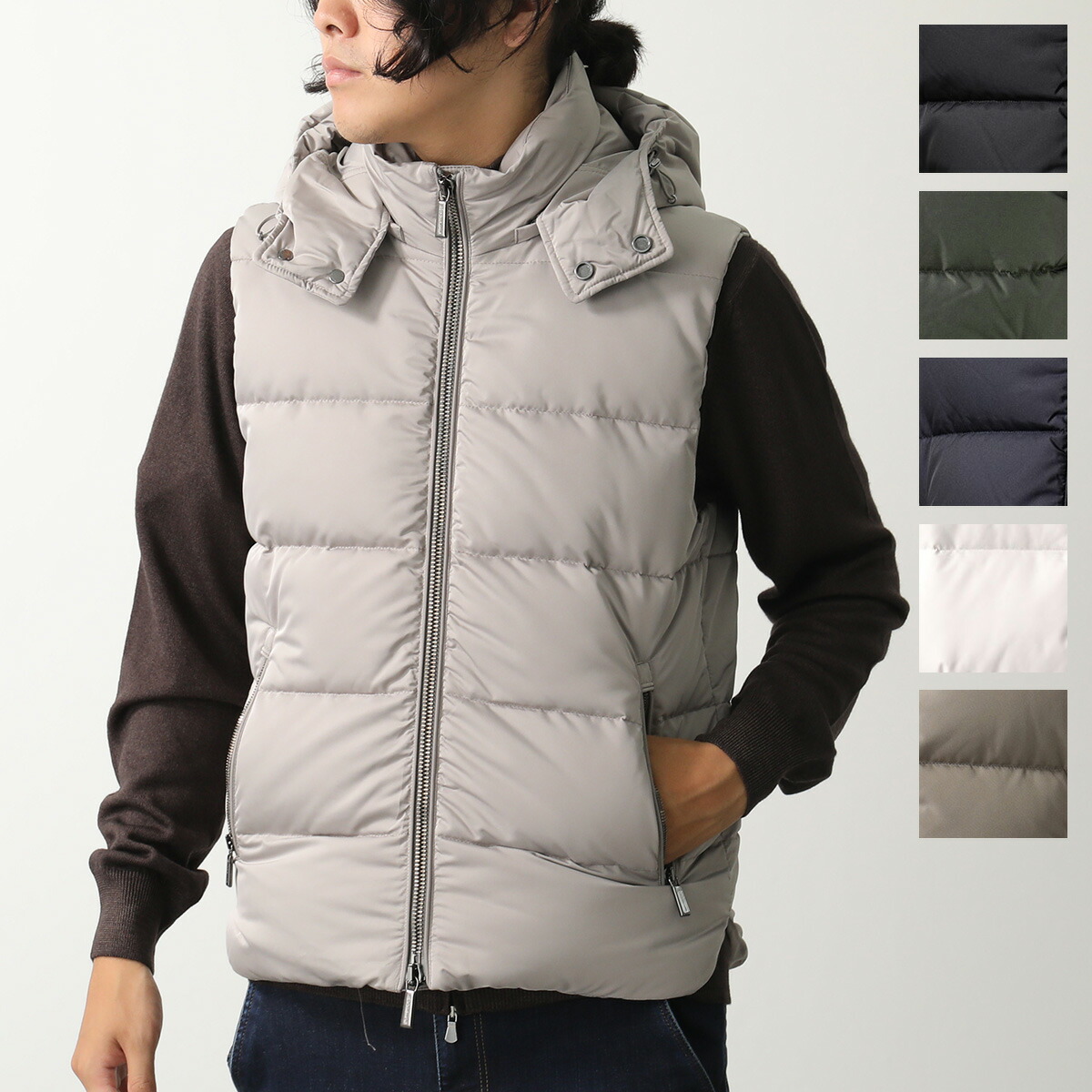 楽天市場】MOORER ムーレー ダウンベスト FIRE WK メンズ ナイロン