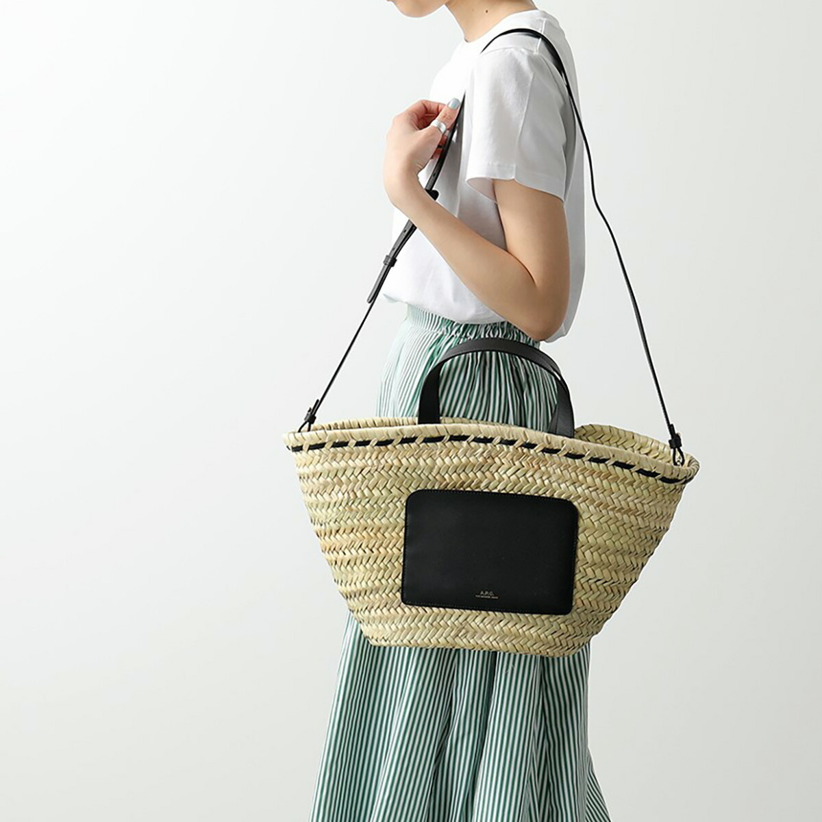 楽天市場】APC A.P.C. アーペーセー カゴバッグ panier zoe small