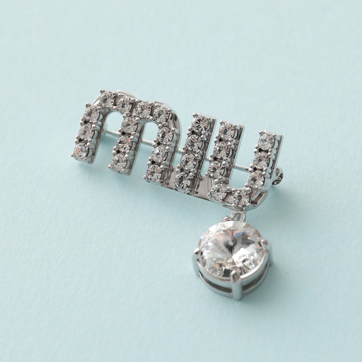 楽天市場】MIUMIU ミュウミュウ ブローチ 5JS116 2DNC レディース ピン