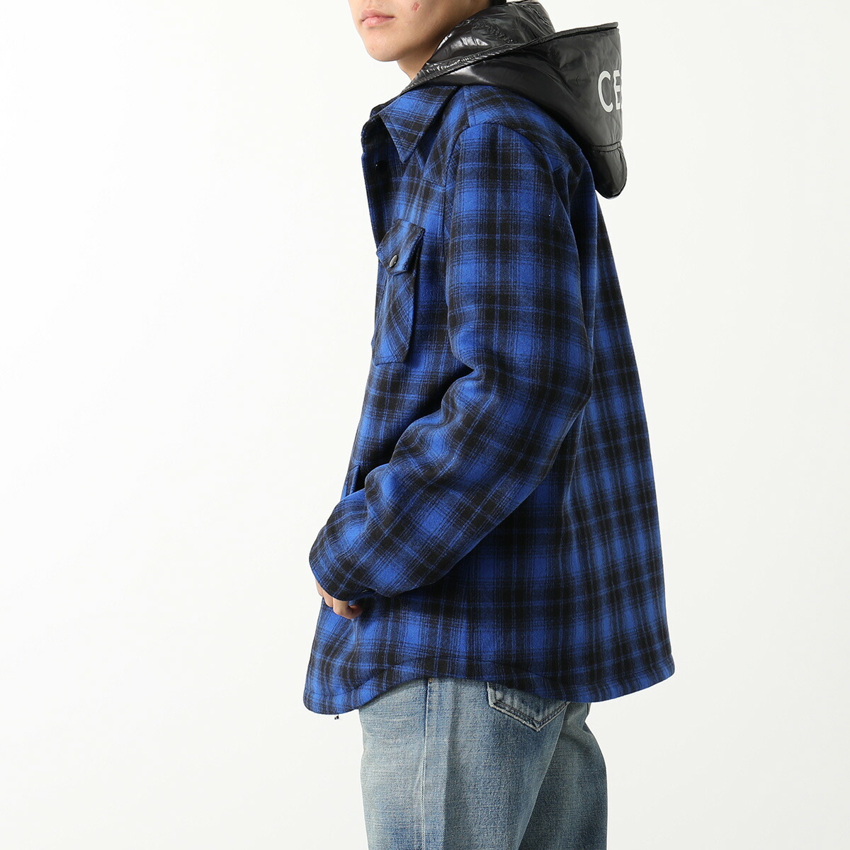 楽天市場】CELINE セリーヌ シャツジャケット 2W410994R.07RK メンズ