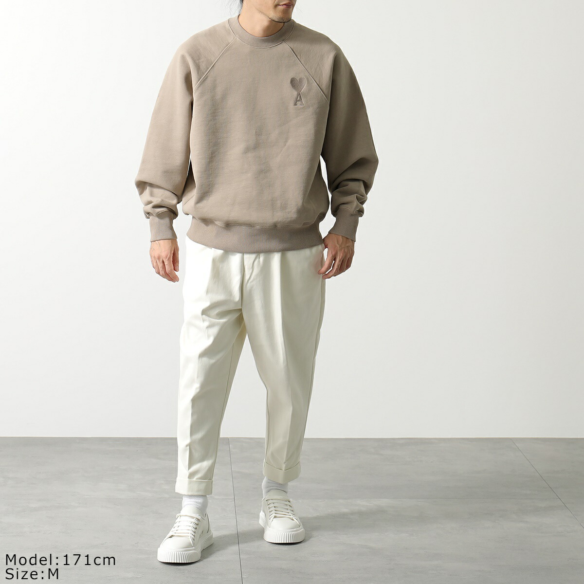 楽天市場】ami paris アミパリス トレーナー AMI DE COEUR USW002.747