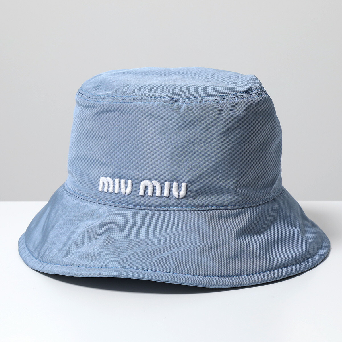 楽天市場】MIUMIU ミュウミュウ バケットハット 5HC196 2DON