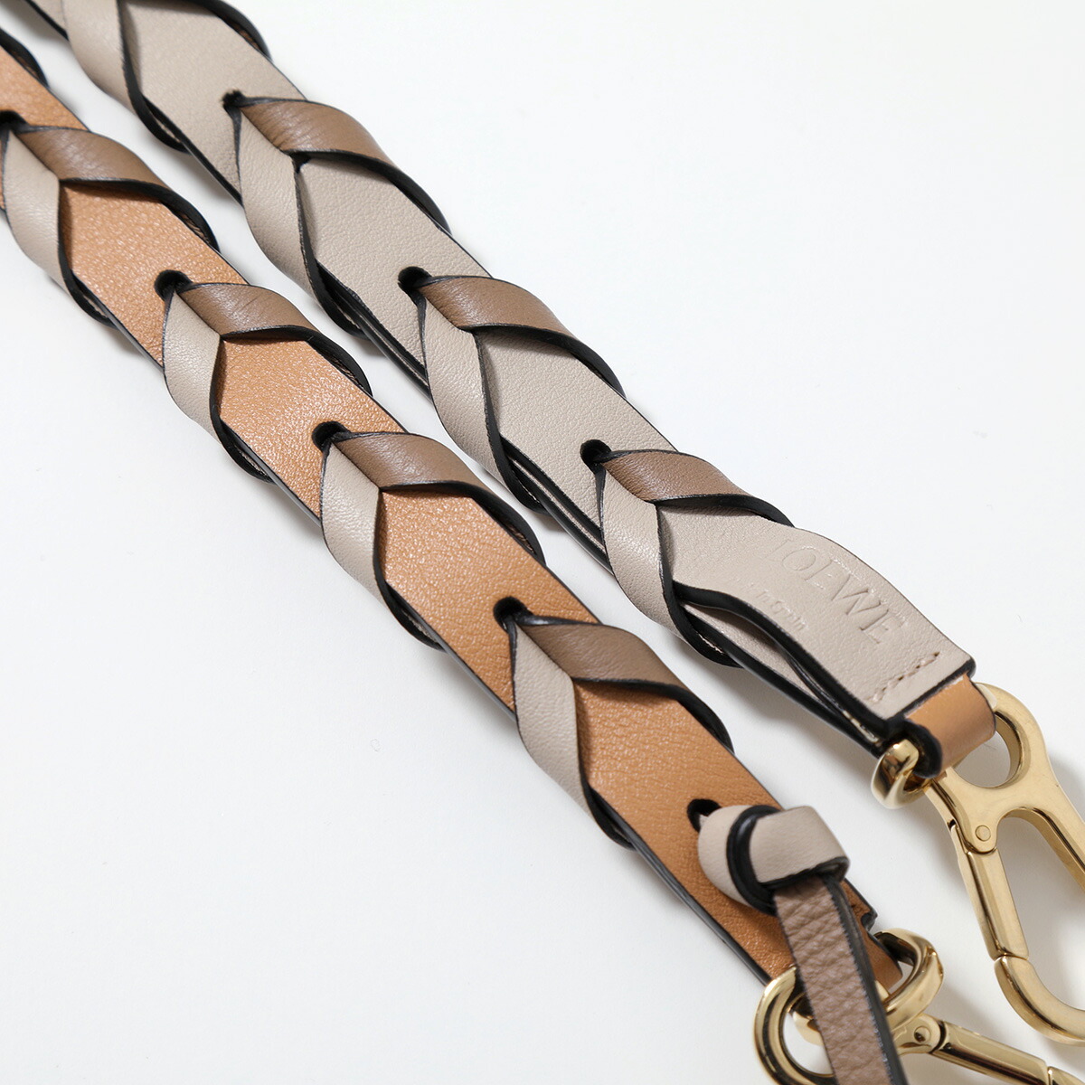 楽天市場】LOEWE ロエベ ショルダーベルト BRAIDED THIN STRAP 112.30