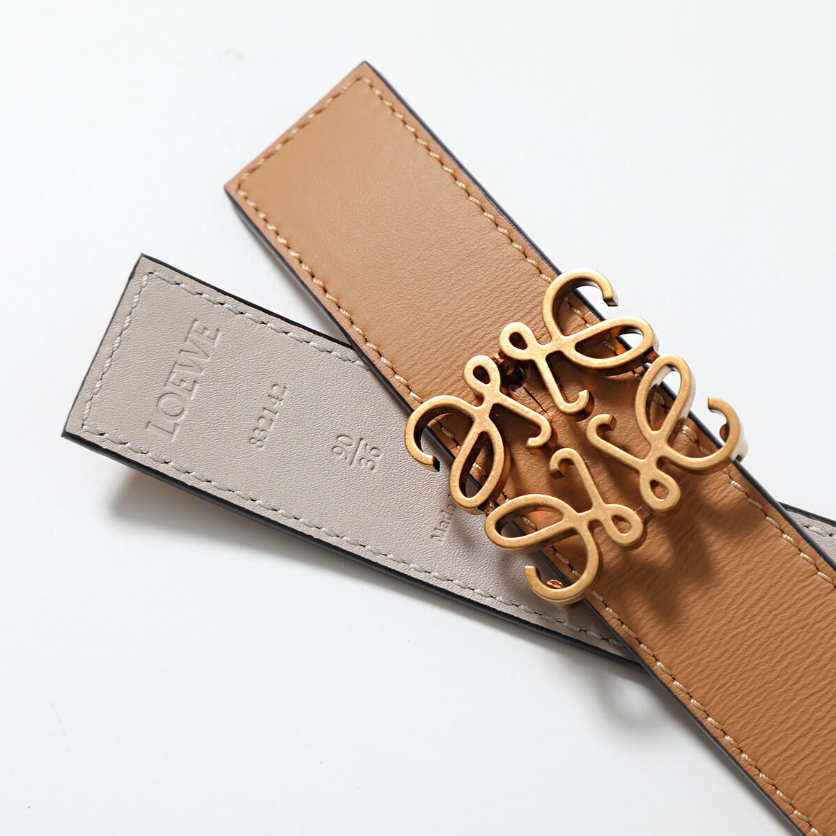楽天市場】LOEWE ロエベ ベルト E619Z26X03 メンズ レザー アナグラム