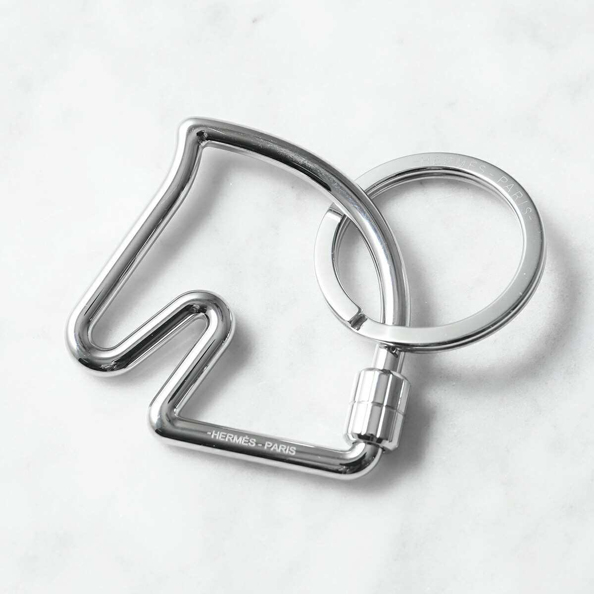楽天市場】HERMES エルメス キーリング Cheval シュバル H077216FJ