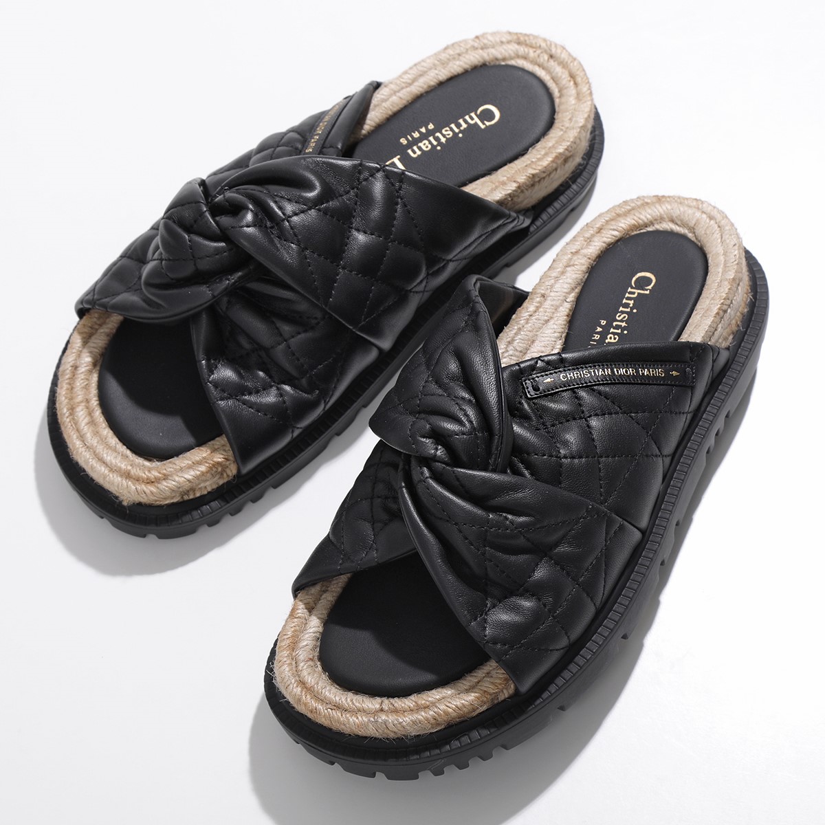 楽天市場】Dior ディオール サンダル DTWIST カナージュ KDQ705CQL