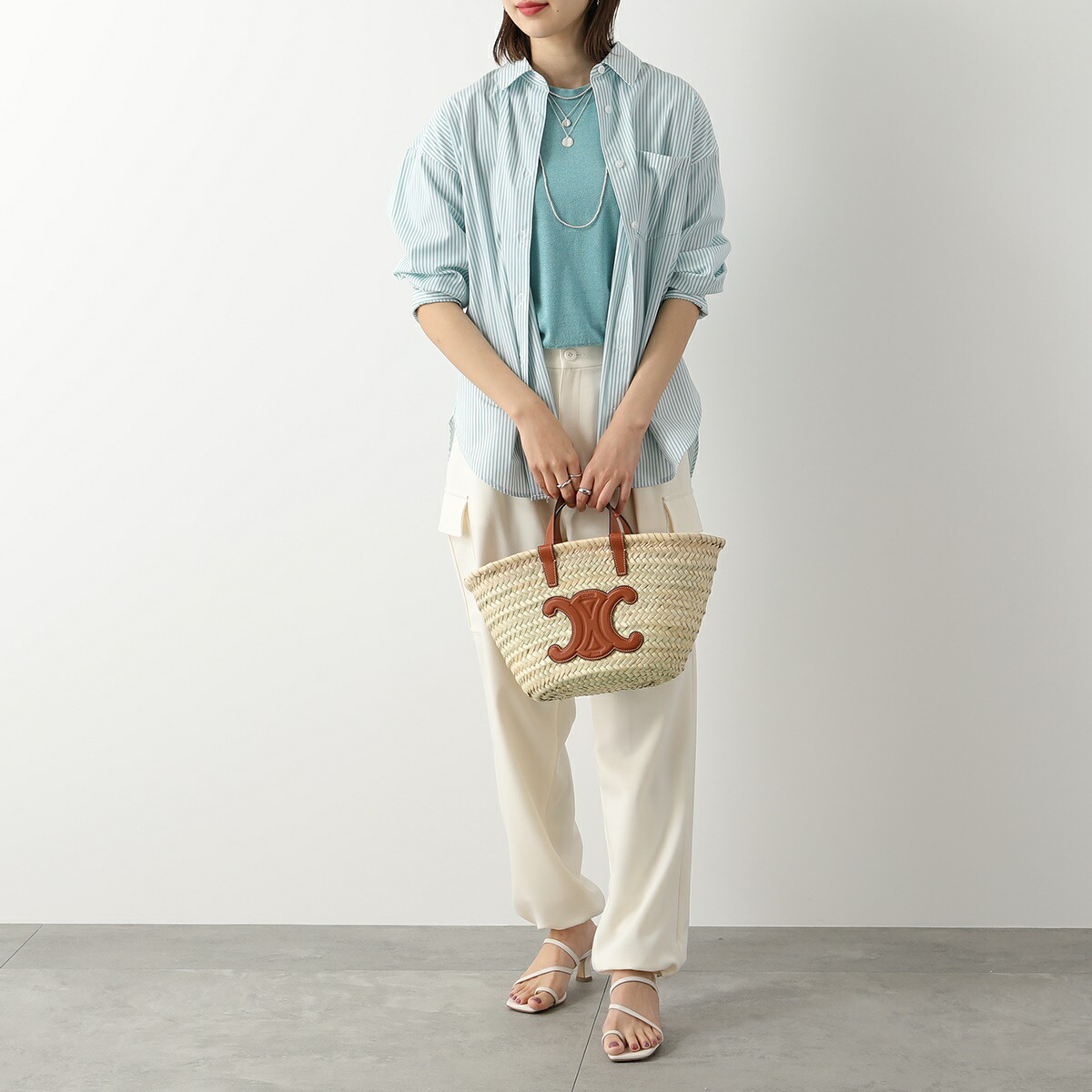 楽天市場】CELINE セリーヌ かごバッグ Teen Triomphe ティーン