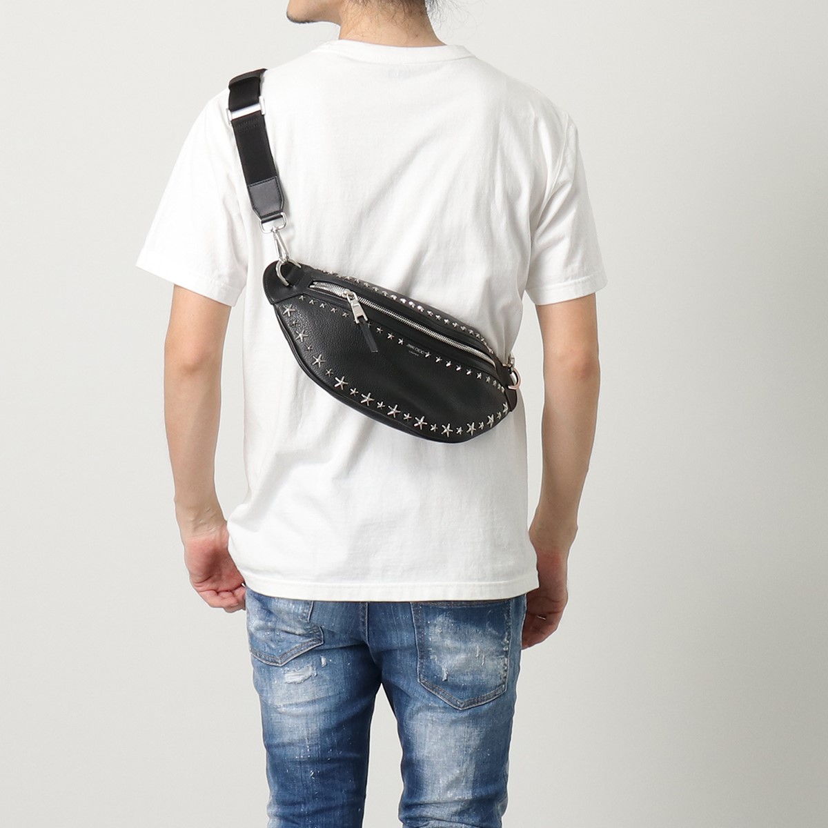 楽天市場】Jimmy Choo ジミーチュウ YORK UUF レザー ベルトバッグ