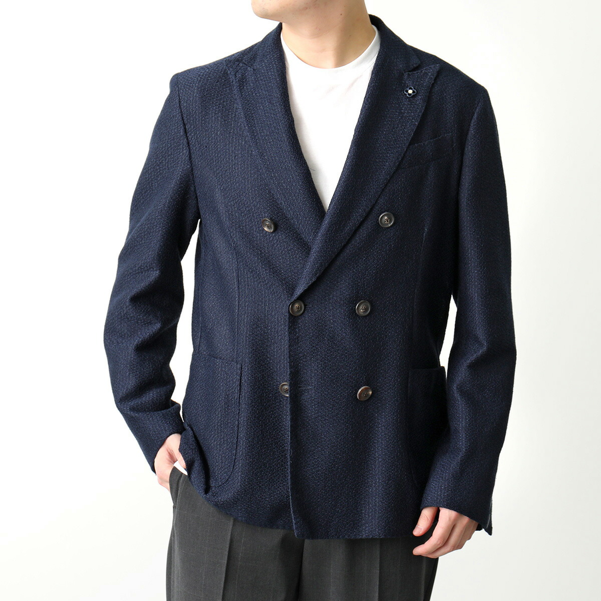 楽天市場】LARDINI ラルディーニ ダブル ジャケット EPLKJ2JQ48 J60045