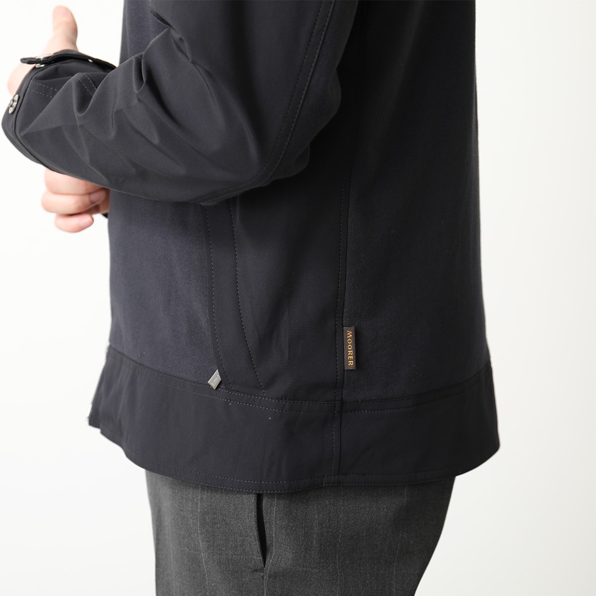 楽天市場】MOORER ムーレー ジャケット ISOZAKI KNF メンズ フード付き