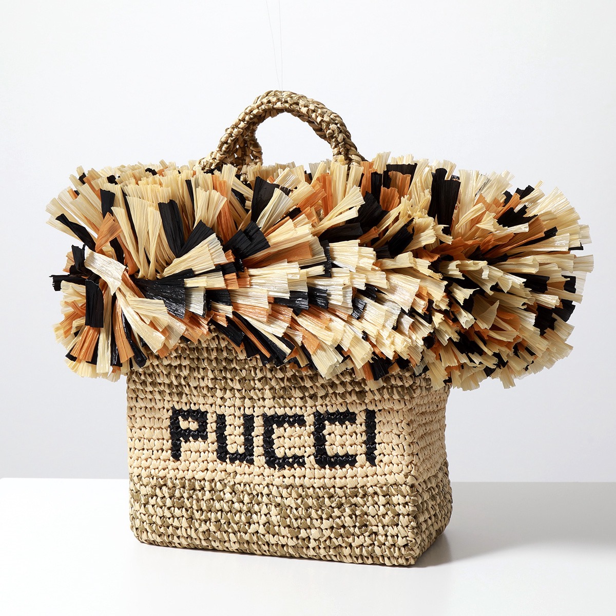 楽天市場】EMILIO PUCCI エミリオプッチ かごバッグ TOTE BAG SMALL