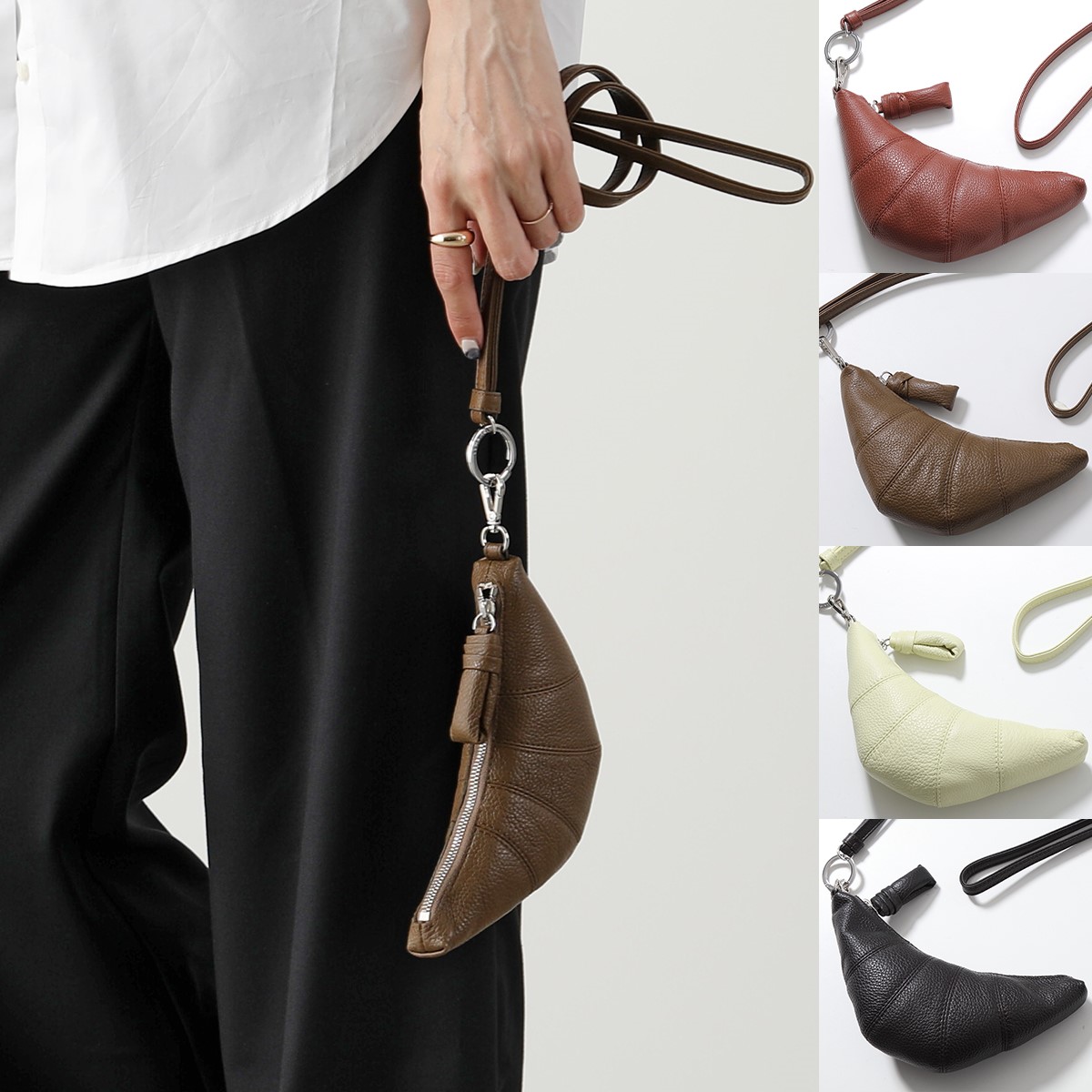 楽天市場】Lemaire ルメール ネックポーチ CROISSANT COIN PURSE